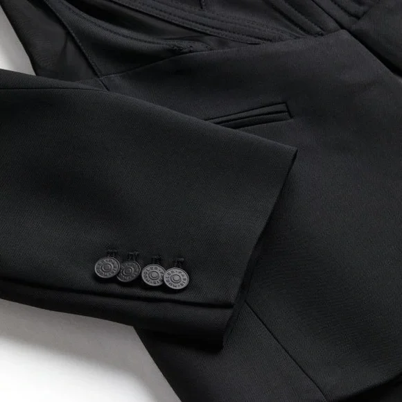 RARE LIMITED MUGLER H&M Corset Style Wool Jacket Blazer